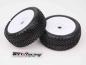 Preview: TPRO 1/8 OffRoad MEGABLOCK Clay Super Soft C4 Weiß Dish (2)